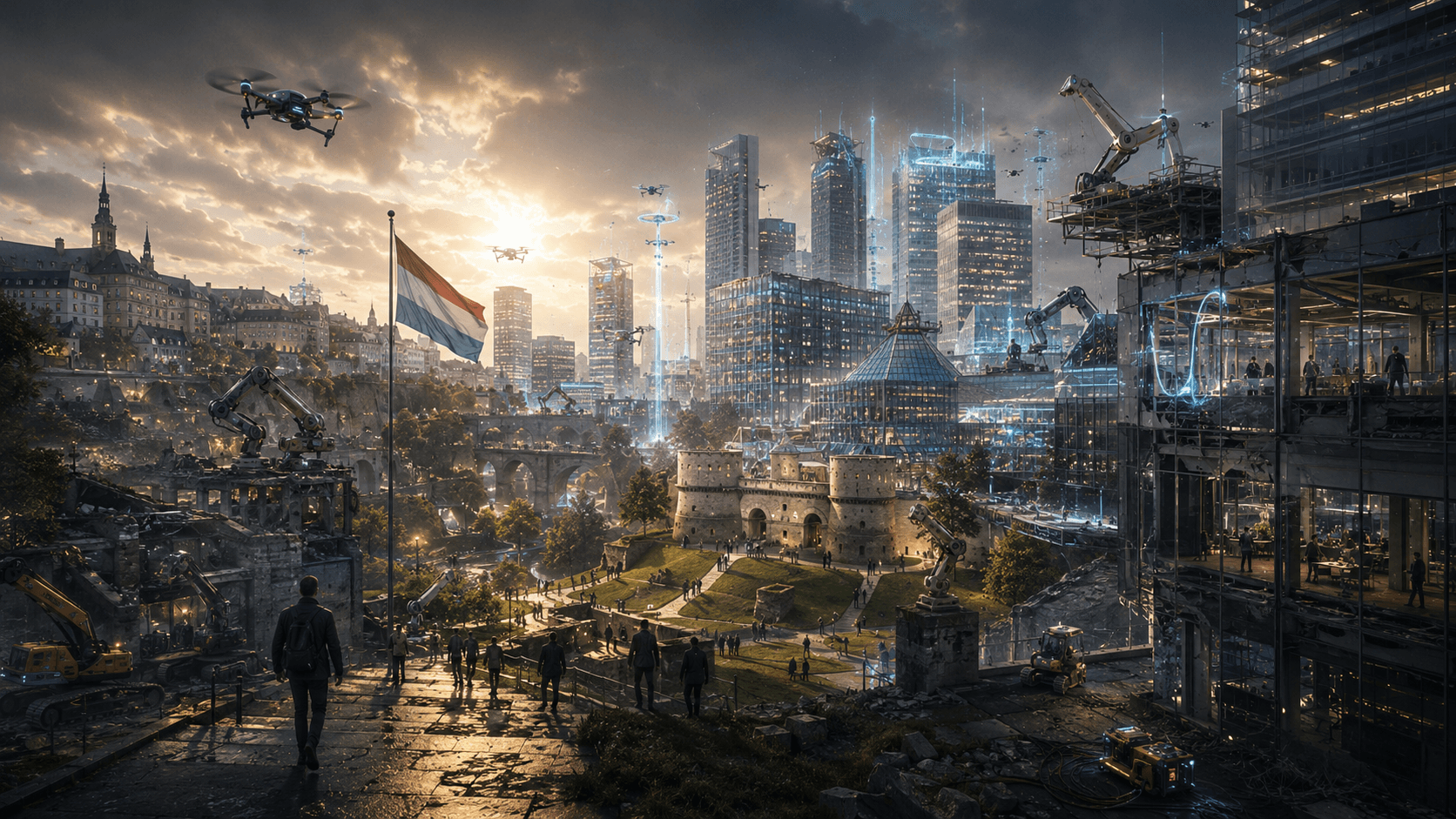After the Lightning: Luxembourg Begins Organizing for Survival visual