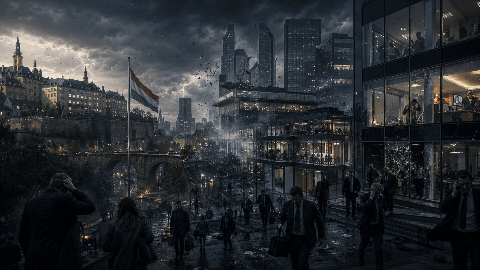 The Lightning Already Hit: Why Luxembourg's Financial Sector Is Sleepwalking Into an AI Collapse visual
